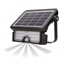 LUX LED 5W, naświetlacz solarny z czujnikiem ruchu 500lm, IP65, 4000K, 2x1500mAh, czarny