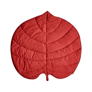 Mata do zabawy liść 110 x 110 cm czerwona EOLIA Mata do zabawy liść 110 x 110 cm czerwona EOLIA