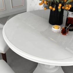 Mata ochronna na stół, przezroczysta, ø 120 cm, 2 mm, pvc Mata ochronna na stół, przezroczysta, ø 120 cm, 2 mm, pvc