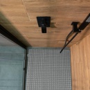 Mata podkładka antypoślizgowa do łazienki wanny pod prysznic szara 69x39 cm