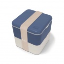 Mb - lunchbox bento square, blue natural