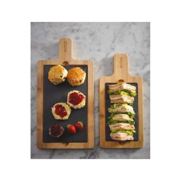 Deska do serwowania duża 41x21cm Mason Cash Serving Boards brązowo-czarna