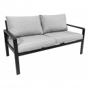 Meble ogrodowe aluminiowe sofa + dwa fotele + stolik