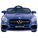 Mercedes amg sl65 dla dzieci lakier niebieski + pilot + bagażnik + regulacja siedzenia + mp3 led + w