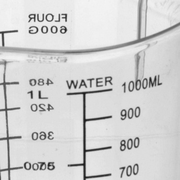 Miarka kuchenna, kubek z miarką i uchwytem, 1 l