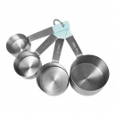 Miarki kuchenne 4 sztuki Jamie Oliver srebrne