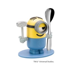 Minionek kieliszek do jajek z młoteczkiem i łyżeczką Minionki