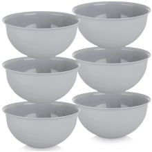 Miseczki plastikowe szare SANDY 13 cm, 500 ml 6 szt. Miseczki plastikowe szare SANDY 13 cm, 500 ml 6 szt.