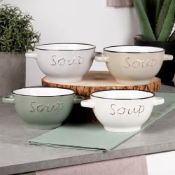 Miska bulionówka ceramiczna 600 ml 4 szt. Miska bulionówka ceramiczna 600 ml 4 szt.