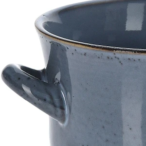 Miska na zupę, bulionówka do zupy, ceramiczna, 650 ml, niebieska