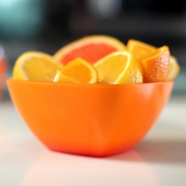 miska pomarańczowa