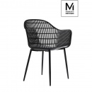 Krzesło Modesto Basket czarne