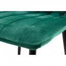 Modesto krzesło lara zielone - welur, metal