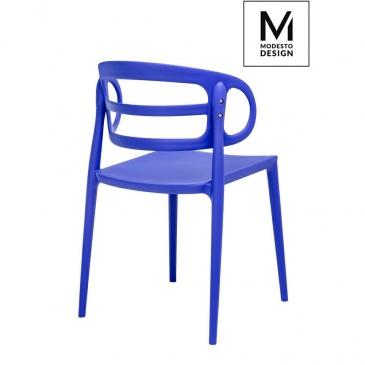 MODESTO krzesło MARCUS ciemnoniebieskie - polipropylen