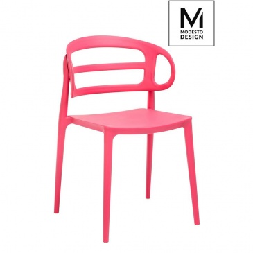 MODESTO krzesło MARCUS czerwone - polipropylen