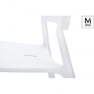 MODESTO krzesło VIND białe - polipropylen