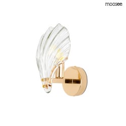 Moosee lampa ścienna concha złota