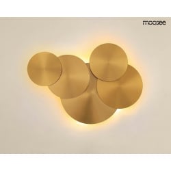 Moosee lampa ścienna scudo złota Moosee lampa ścienna scudo złota
