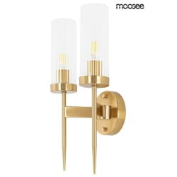 Moosee lampa ścienna torch twin złota Moosee lampa ścienna torch twin złota