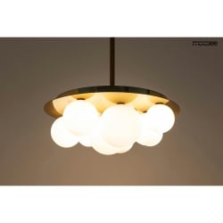 Moosee lampa wisząca bacardi złota