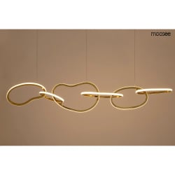 Moosee lampa wisząca jazz 6 złota