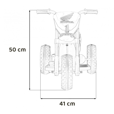 Motorek cross honda crf 450r czerwony