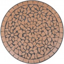 Mozaikowy stolik 60 cm Terracotta