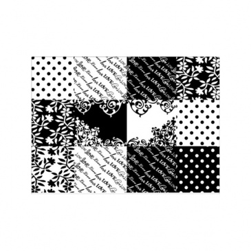 Naklejka na notebooka Bar Style G-Cube Black&White