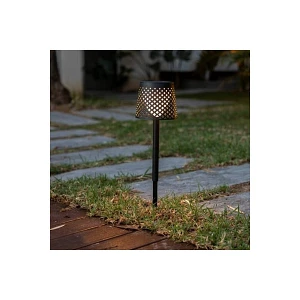 NEW GARDEN lampa ogrodowa GRETA SOLAR NEGRO 5in1 czarna