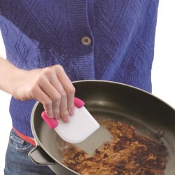 Nierysujący skrobak do patelni i garnków zielony