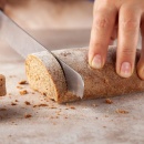Nóż kuchenny stalowy do chleba, pieczywa, bagietek, ząbkami, 34 cm