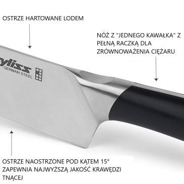 Nóż santoku kull 18 cm comfort pro - zyliss