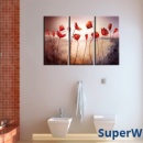 Obraz - Bright red poppies (60x40 cm)
