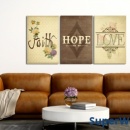 Obraz - Faith, Hope & Love (60x40 cm)