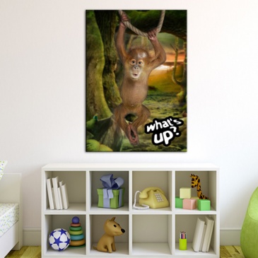 Obraz - Little monkey (50x70 cm)