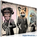 Obraz - Małpi interes (60x40 cm)