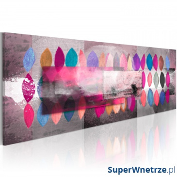 Obraz - Paleta barw (120x40 cm)