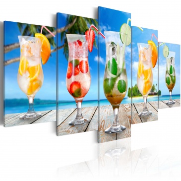 Obraz - Summer drinks (100x50 cm)