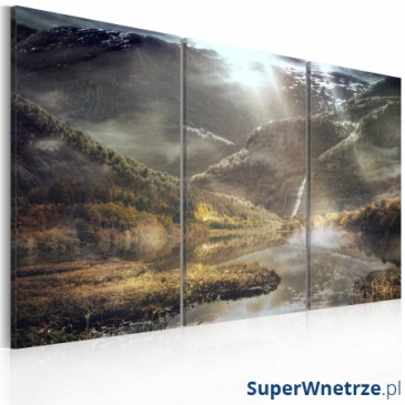 Obraz - The land of mists - triptych (60x40 cm)