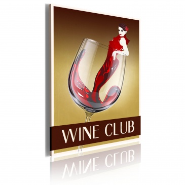 Obraz - Wine Club (50x70 cm)