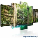 Obraz - Wodospad drzew (100x50 cm)