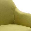 Obrotowe krzesło biurowe, zielone, tkanina