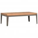 Ogrodowy stolik kawowy, 110x55x36 cm, lite drewno akacjowe