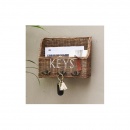 Organizer na klucze Rustic Rattan Keys Organiser 9x22x27 cm Riviera Maison