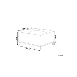 Otomana OSLO  Beżowy