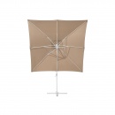 Parasol ogrodowy 250 x 250 x 235 cm mokka/biały Garbo BLmeble