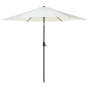 Parasol ogrodowy ⌀ 270 cm jasnobeżowy varese