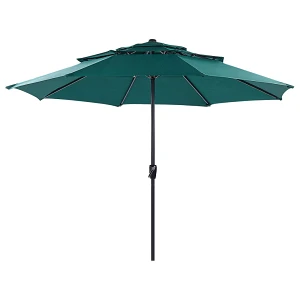 Parasol ogrodowy ⌀ 285 cm zielony bibione