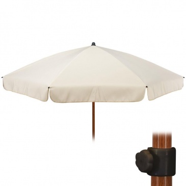 Parasol plażowy ogrodowy 200 cm regulowany kremowy