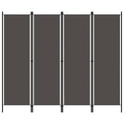 Parawan 4-panelowy, antracytowy, 200 x 180 cm Parawan 4-panelowy, antracytowy, 200 x 180 cm